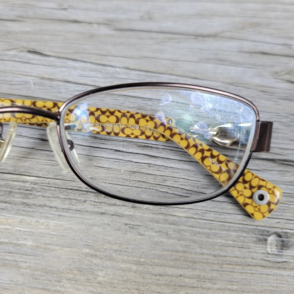 Coach Eyeglasses Frames HC 5054 Faina 9131 Satin Dark Tortoise Women 49-17-135